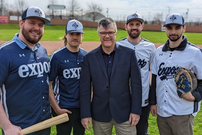 Les Expos de Sherbrooke lancent leur saison 2023 au stade Amédée-Roy